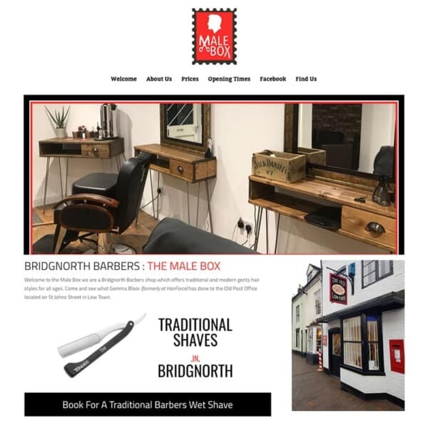 Male Box Barbers Bridgnorth